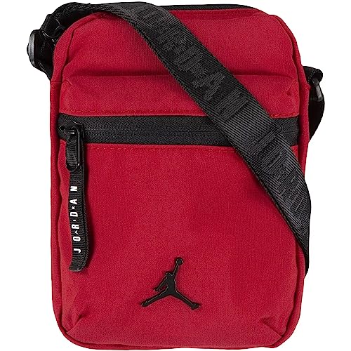 Nike Air Jordan Airborne Crossbody Festival Bag, Unisex, Small (Gym Red/Black)