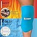 Knee Ice Pack for Injuries Reusable Soft Hot and Cold Gel Wrap for Pain Relief, Legs, Shins, and Arms, Compression to Help Reduce Inflammation, Non-Toxic, Latex Free, Natural Pain Relief Blue