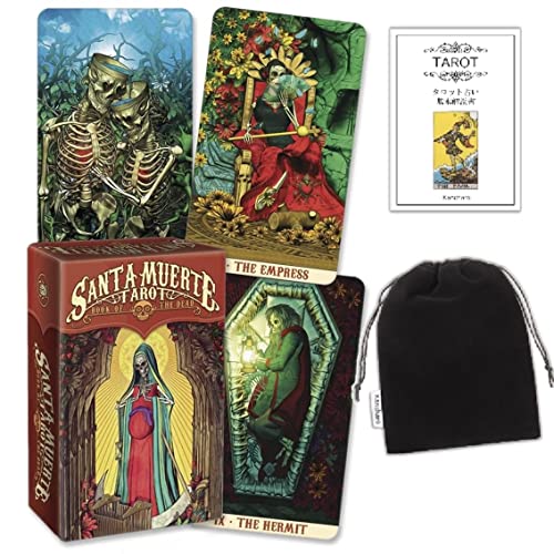Kancharo ^bgJ[h 78  ^bg肢yT^ Ge ^bg ~j Santa Muerte Tarot MINIz{̃^bgJ[h{&|[`tiKij