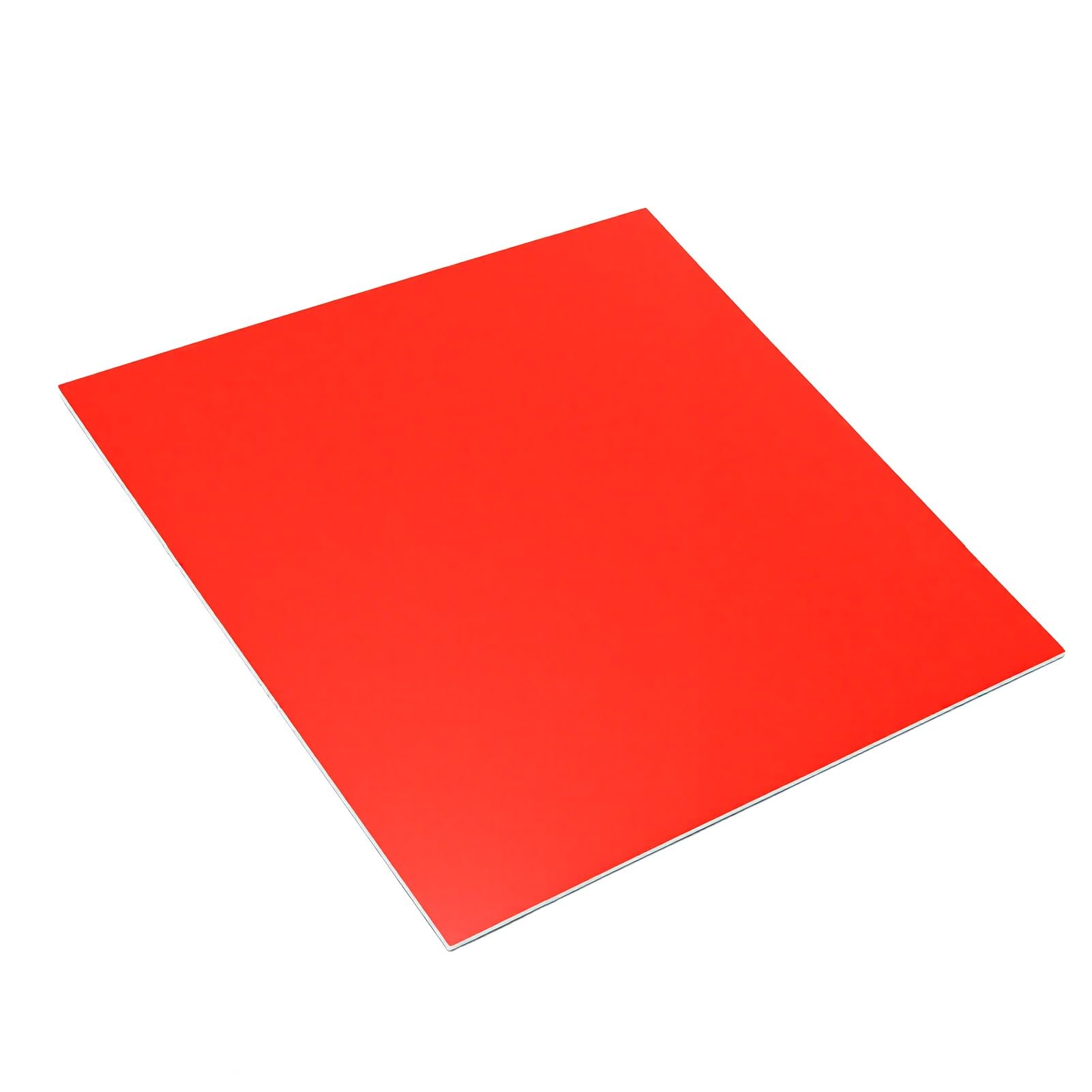 Generic Tablero de Madera Contrachapada Roja Prerevestida, 300x300x3mm para Hacer Modelos de Tallado en Madera, 8 Piezas para Manualidades