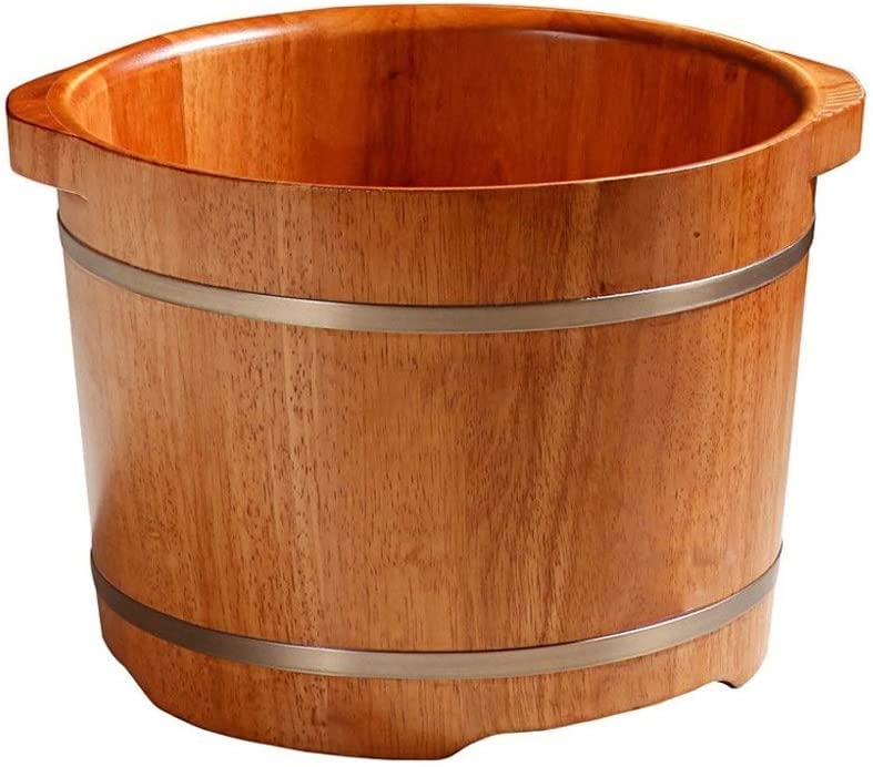 Wood Foot Bath Barrel, Footbath, Maintain Water Temperature and Relieve Foot Pressure