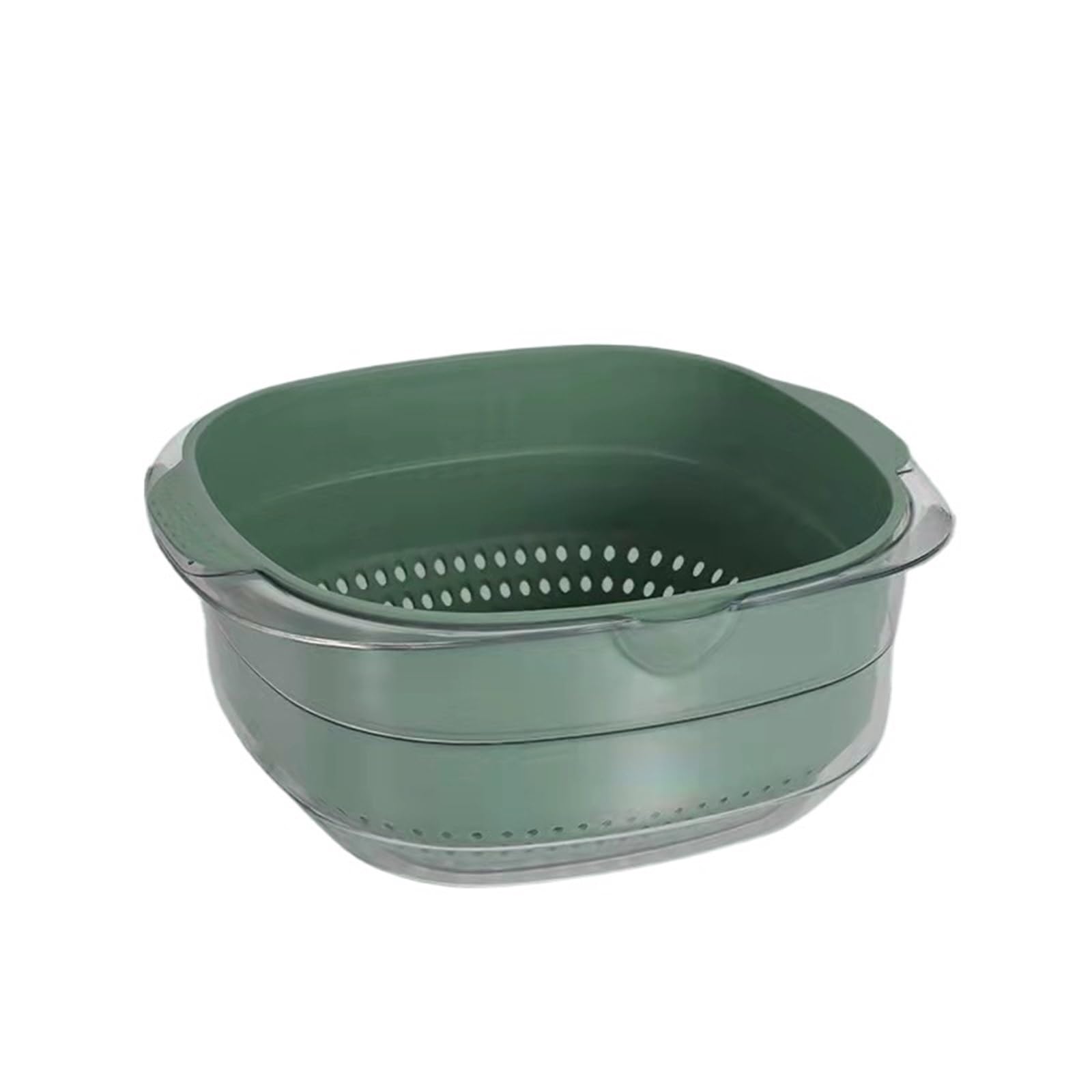 Cesta coladora de doble capa 2 piezas Para Cocina