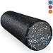 LuxFit Extra Firm Speckled Foam Roller with Online Instructional Video (Blue, 18-Inch)