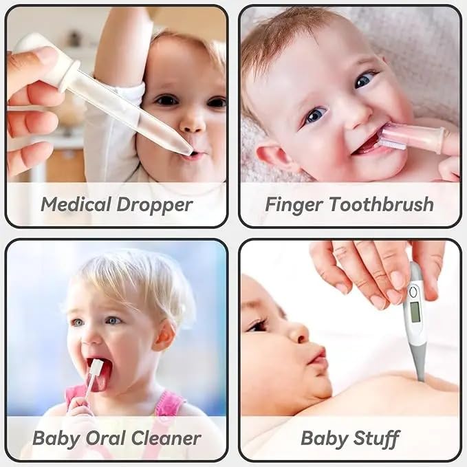 Miniatura 3 de Kit de cuidado de la salud y aseo del bebé para niños recién nacidos, kit de cuidado de bebé de seguridad mejorada, juego de cuidado de la salud del