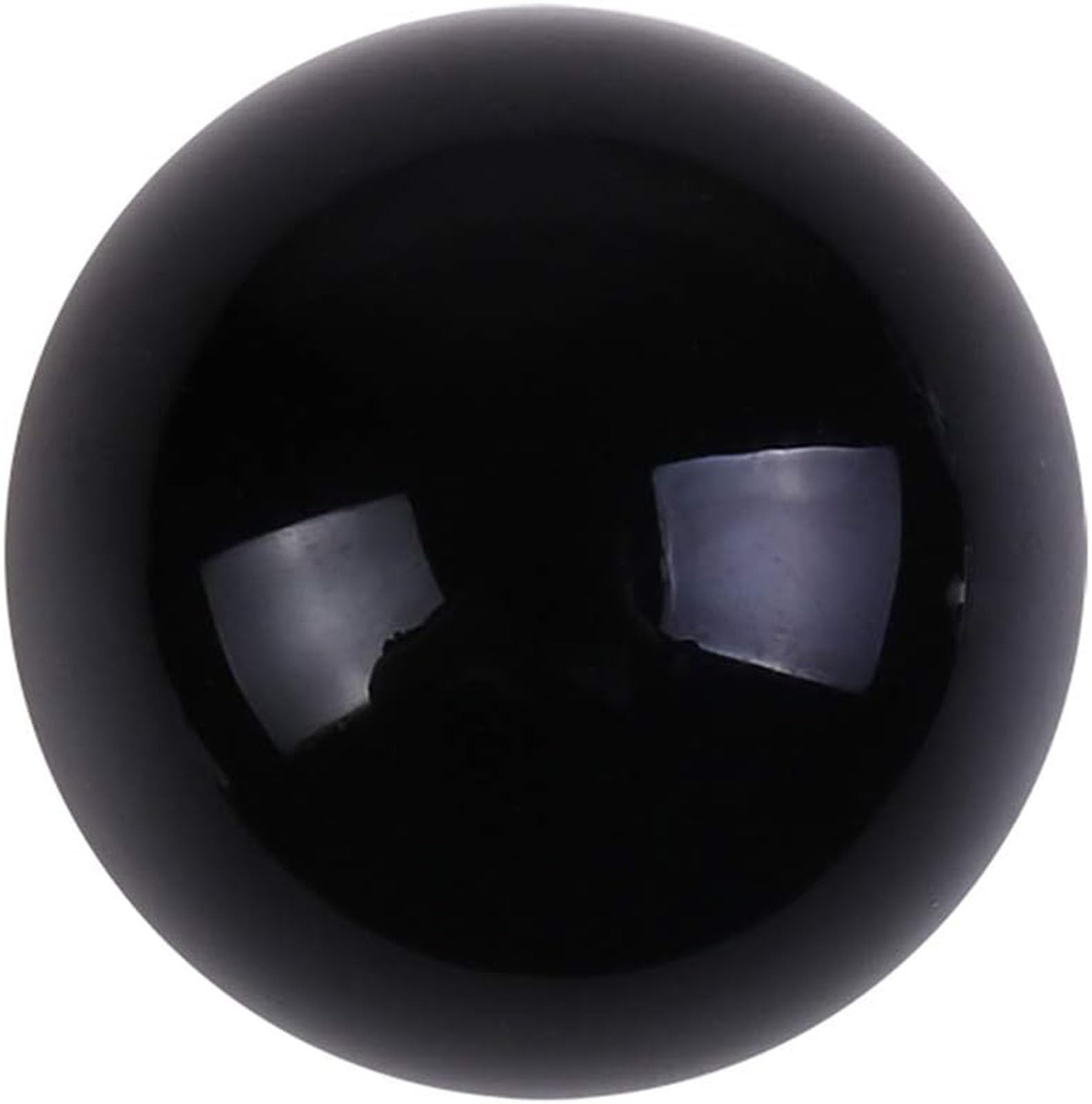 KCDFDVJFBM Divination Black Obsidian Crystal Ball with Stand Fengshui Polished Stone Sphere Home Tabletop Decorations Ornaments for Display,50mm/1.96in