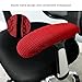 Msiud Office Chair Arm Covers, Armrest Slipcover Pads Elbows Forearms Slipcovers Stretch Dirt Resistant Armchair Chairs Washable Covering Elastic Seat Hand Protector Stretchable Band Relief Slip