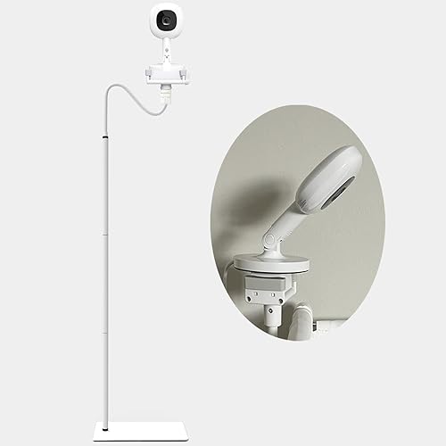 Miniatura 2 de Soporte de piso para monitor de bebé, compatible con Nanit Pro y Flex Stand, Óptica Infantil DXR-8 Pro, VTech VM924901819RM7764, Momcozy, eufy E110,