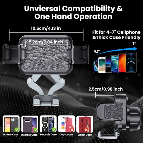 Image of Dashboard Phone Mount for 2019-2026 Dodge Ram 1500 2500 3500 TRX Truck
