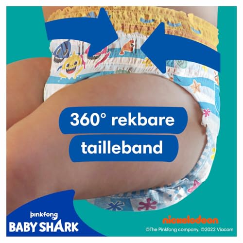 Pampers Windeln Größe 5-6, Splashers Baby Shark Limited Edition, 10 Stück, Einweg-Schwimmwindeln, für sicheren Schutz im Wasser 2