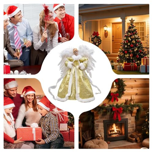 Ángel de Navidad LED ideal para regalar y decorar el abeto estas fiestas 5