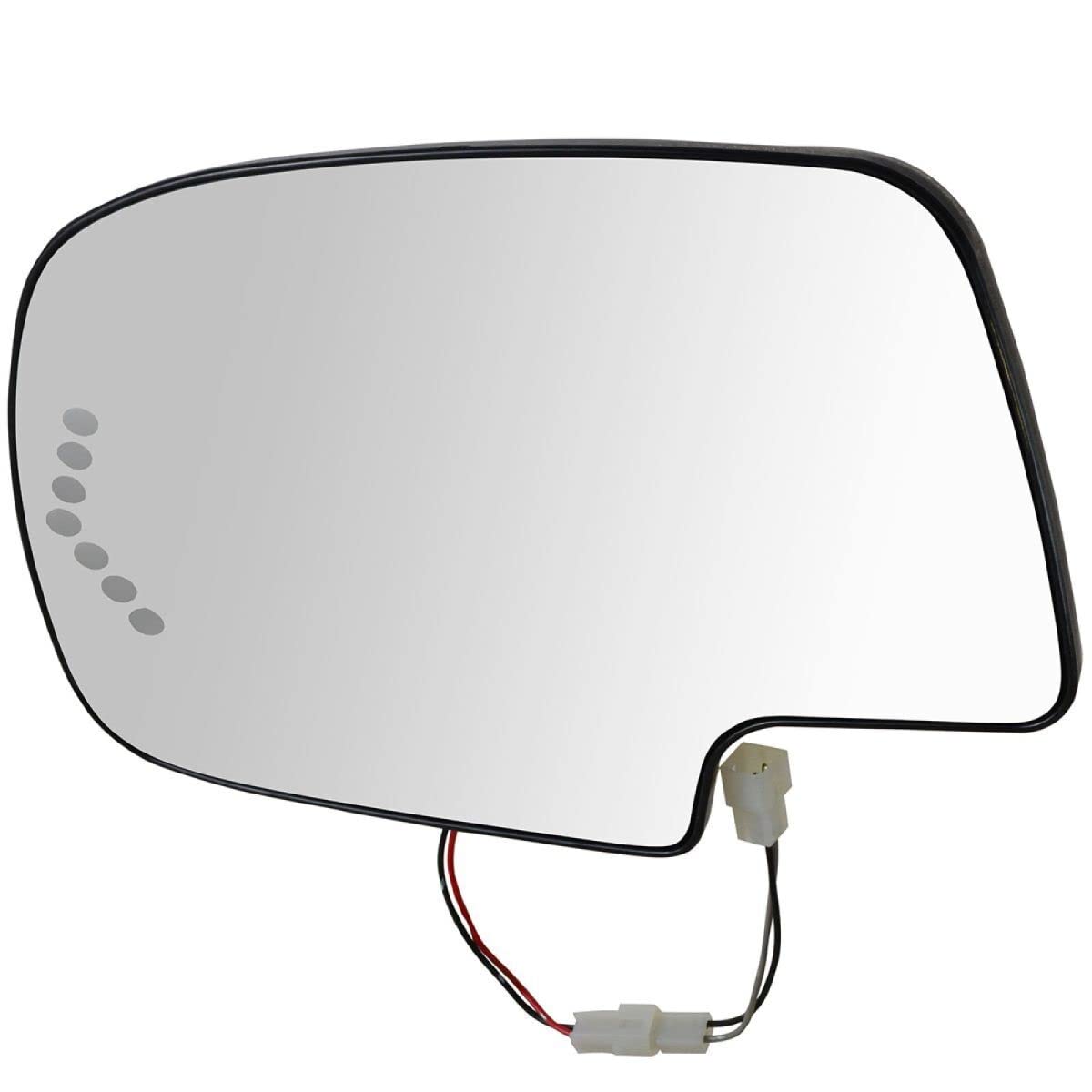 Amazon.com: Yazyu 1pc Left Driver Side Silver Power Heated Operate 
