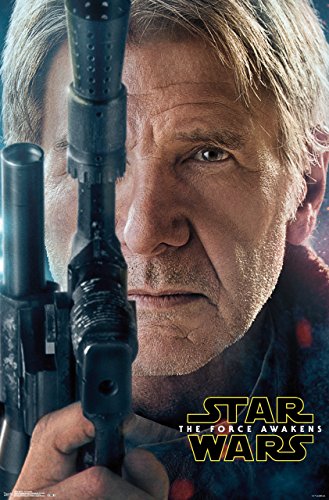 Trends International Star Wars The Force Awakens Han Solo Portrait Wall Poster 22.375" x 34"