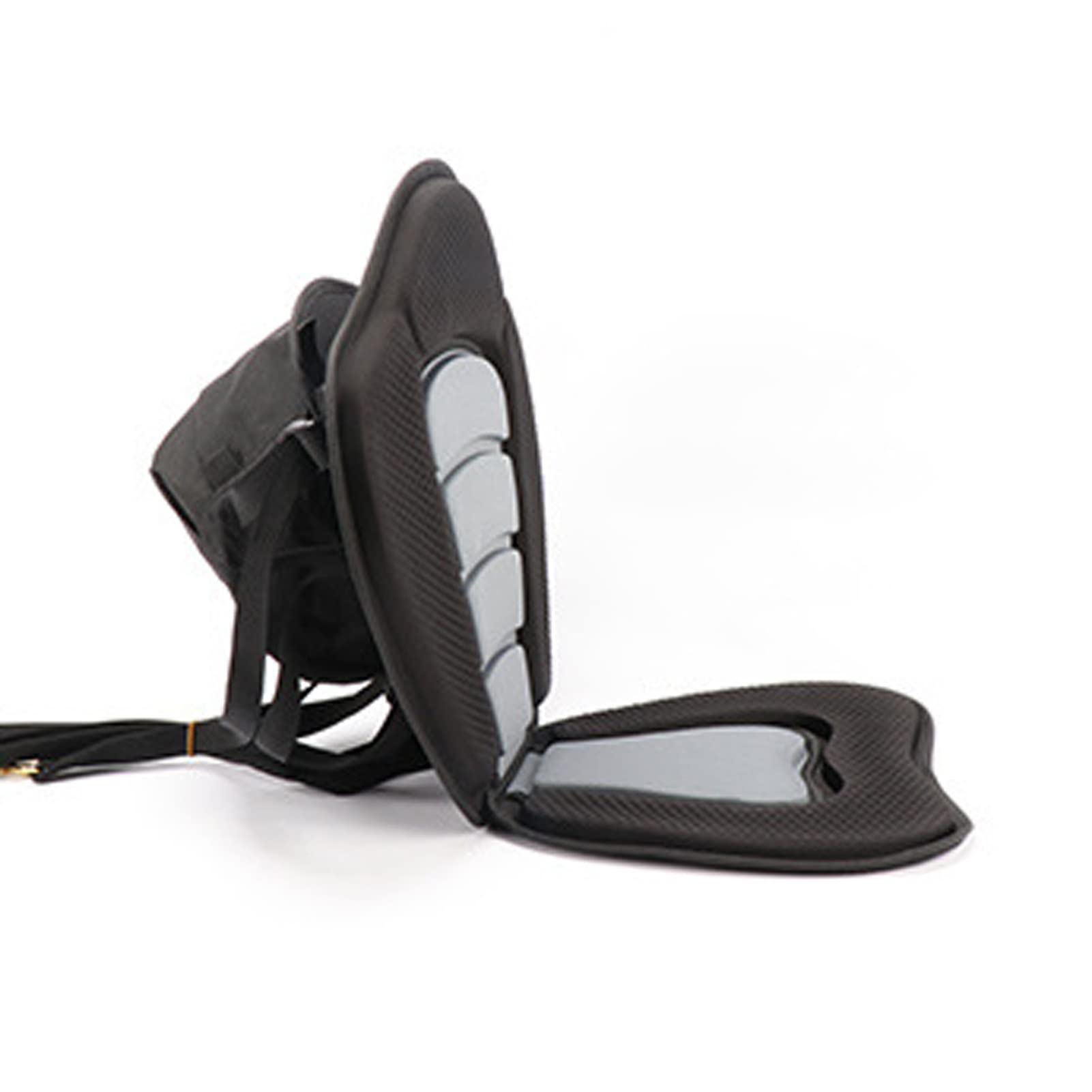Eacam Adjustable Kayak Seat with Detachable Storage Bag Canoe Seat Cushion Pad Comfortable Backrest Support