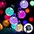 Solar String Lights Outdoor 100 Led 40 Feet Multi-Color Crystal Globe Lights with 8 Lighting Modes, Waterproof Solar Powered Patio Lights for Garden Yard Porch Wedding Party Decoration