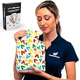 Saco Térmico Semillas con Forma Botella Agua Caliente - Bolsa de Calor para Microondas (30x22 cm) - Cojín de Semillas...