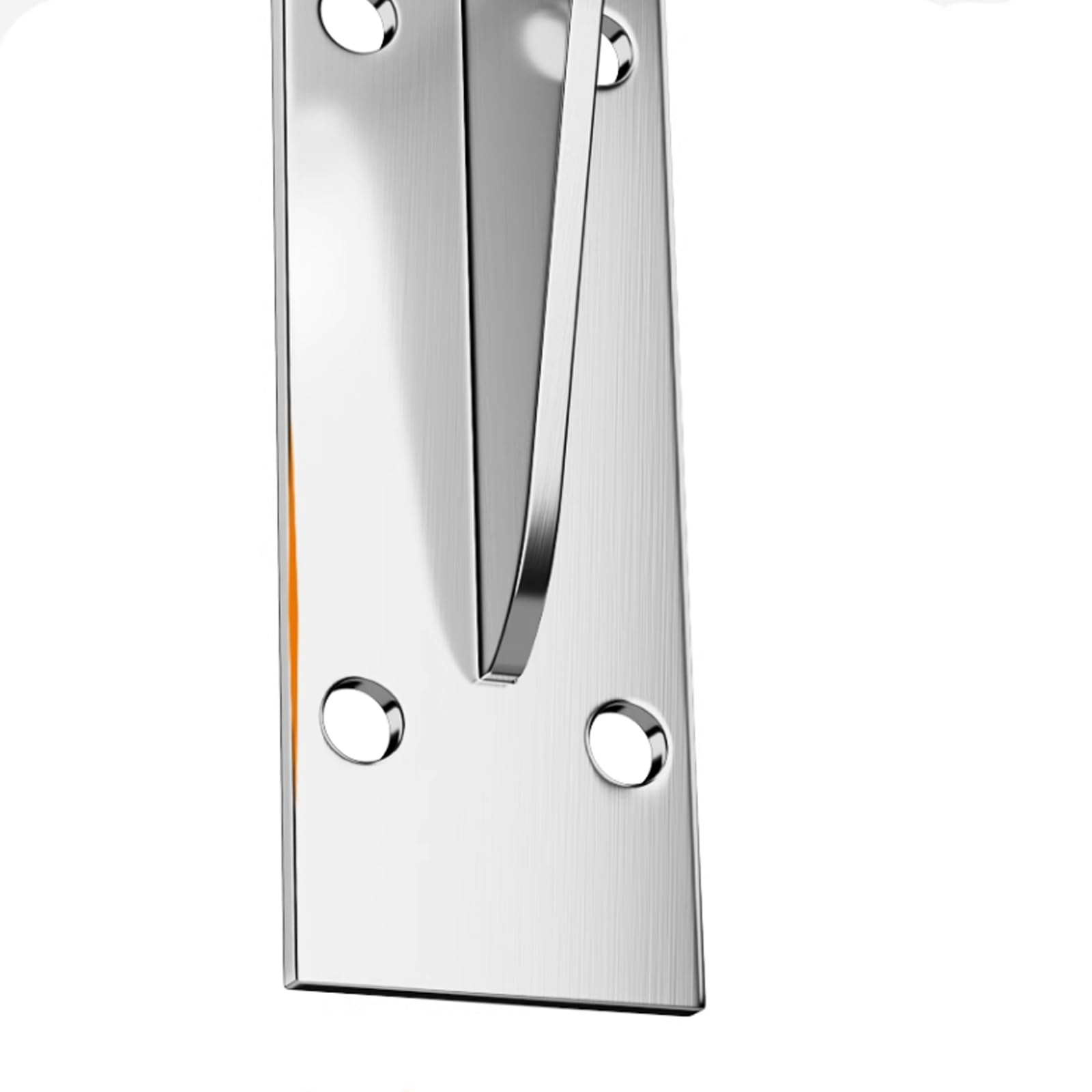 2 Pezzi Reggimensola,Staffe per Mensole Pesanti in Acciaio Inox,Staffa a Parete per Mensola Galleggianti,Supporti per Scaffali a L,per Capannone,Libreria,con Viti,Argento (390mm)