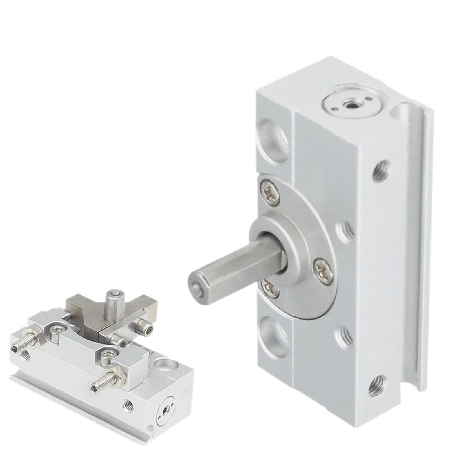 Vérin pneumatique miniature CRJB05 actionneur rotatif pivotant pignon crémaillère 90