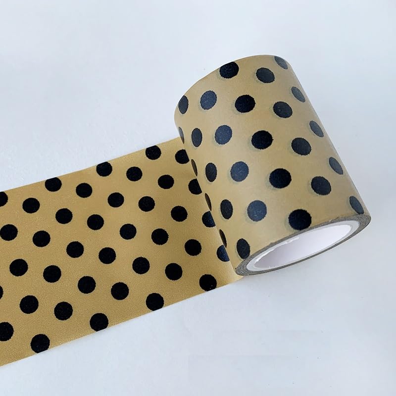 Cinta washi de la serie de puntos anchos para la decoración de bricolaje Cinta de papel washi punteada (9802)