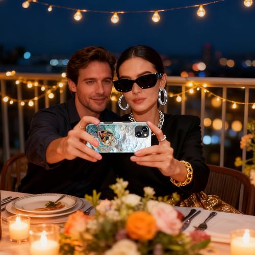 Coque compatible Magsafe iPhone 14 Plus imprimé léopard chic