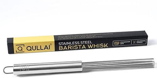 Miniatura 7 de Batidor de bola de acero inoxidable para chefs profesionales de 12 pulgadas. Ideal para mezclar, batir y revolver. Batir huevos, chocolate y salsa