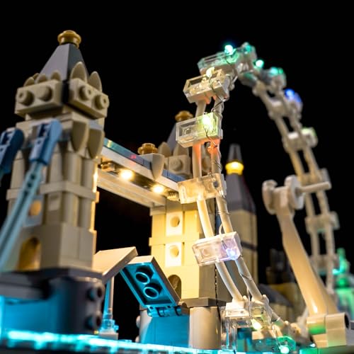 Image of LED Lighting Compatible with Lego Architecture London Skyline 21034,Light Kit Compatible with Lego 21034, NOT Included The Model Set - JUST Lights