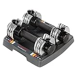 Weider PowerSwitch 12.5 lbs Adjustable Dumbbell Pair