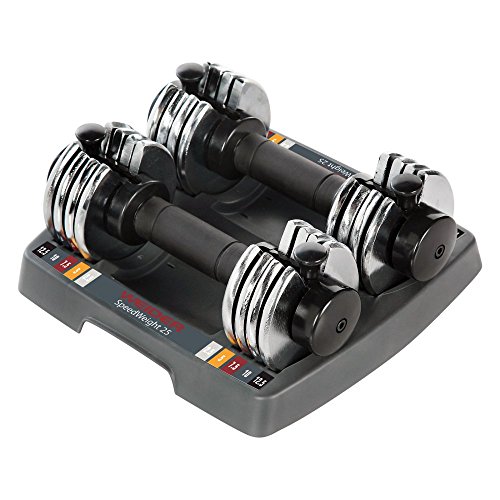 Weider PowerSwitch 12.5 lbs Adjustable Dumbbell Pair