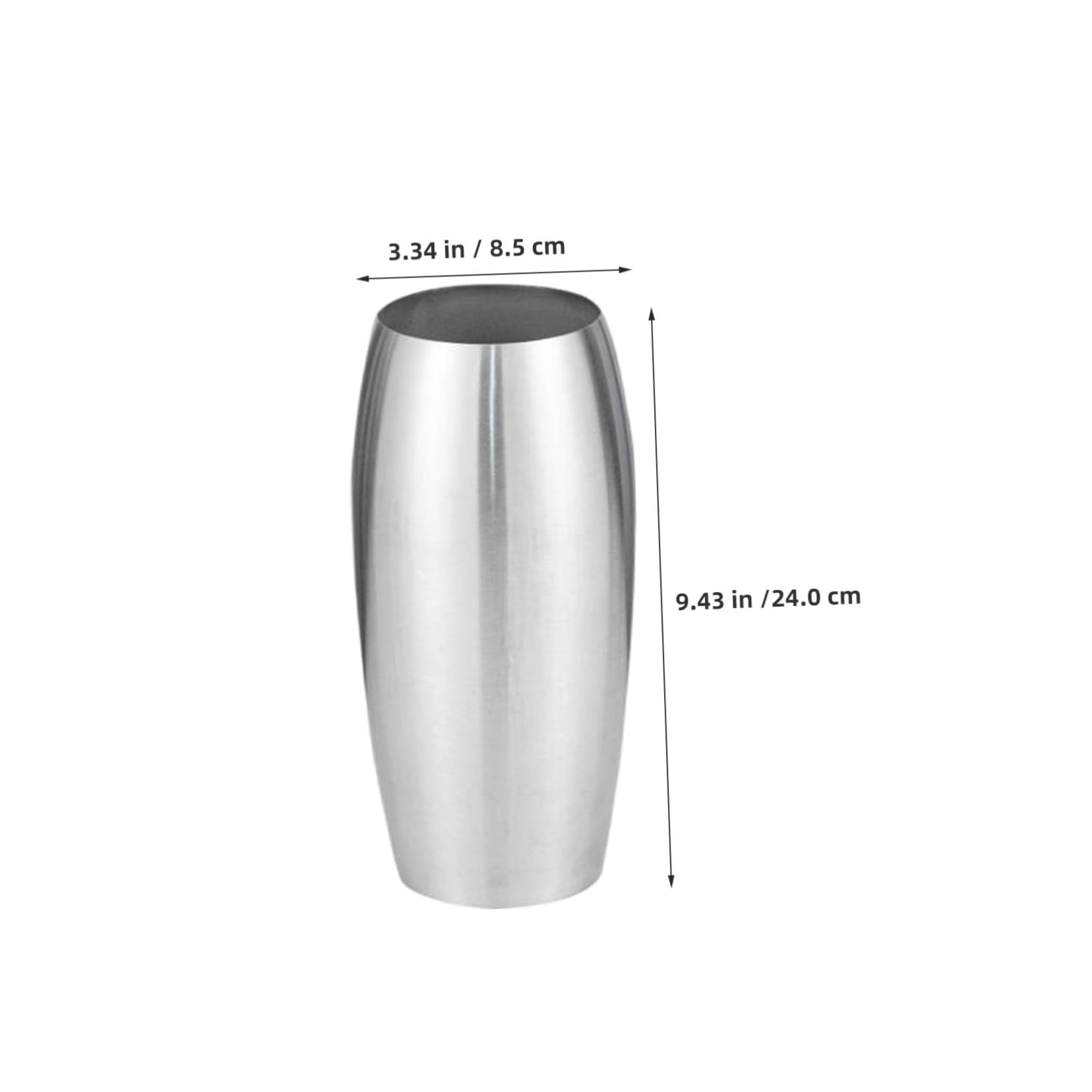 Vaso da Tavolo in Acciaio Inossidabile Moderno per Decorazioni Casa e Matrimoni Portafiori in Metallo per Centrotavola e Allestimenti Floreali per Eventi e Feste Facile da Pulire e