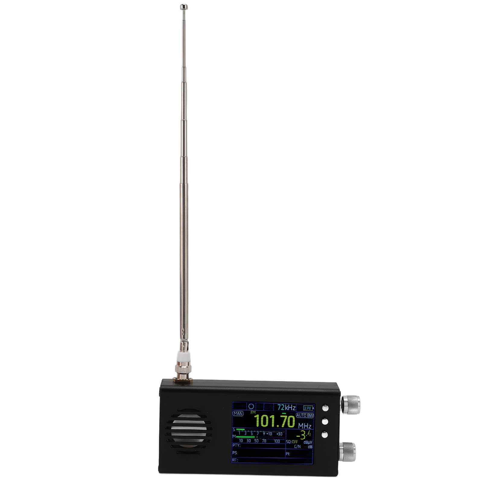 Radio Portátil de Corta, Am/FM/SW/CB/VHF/UHF/WX/Air/LW/MW Radio de Banda Completa y Receptor SSB, Radio de Banda Mundial con Batería de 5000 MAh con Altavoz Estéreo, Antena,