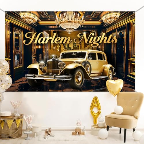 Fondo Fotográfico 9x6ft Harlem Nights Vintage miniatura 7