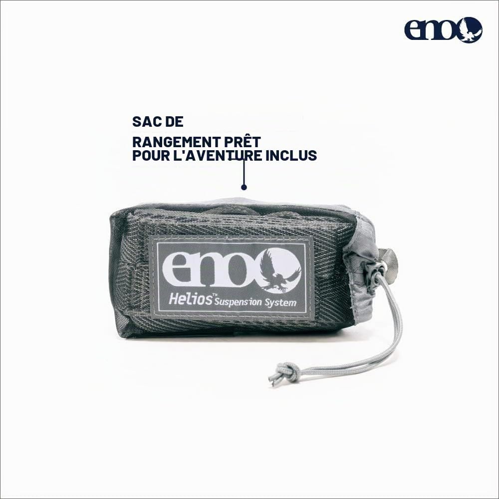 Eno - Eagles Nest Outfitters Helios Hamac Système de Suspension Sangles Hamac, HS002, Grey - New