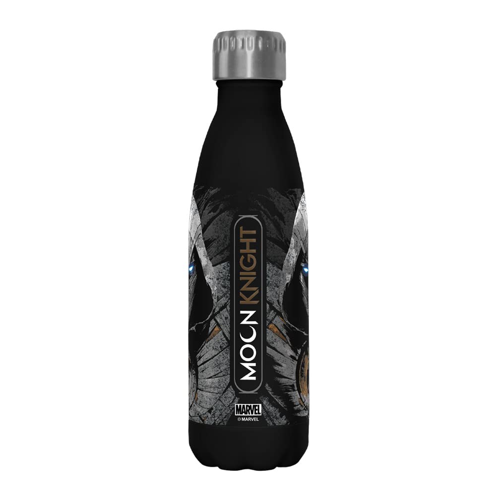 Marvel MKnight Torso Black Edelstahl-Wasserflasche, 482 ml, Schwarz
