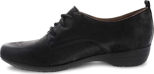 Finola Black Oxford Comfort Shoe 