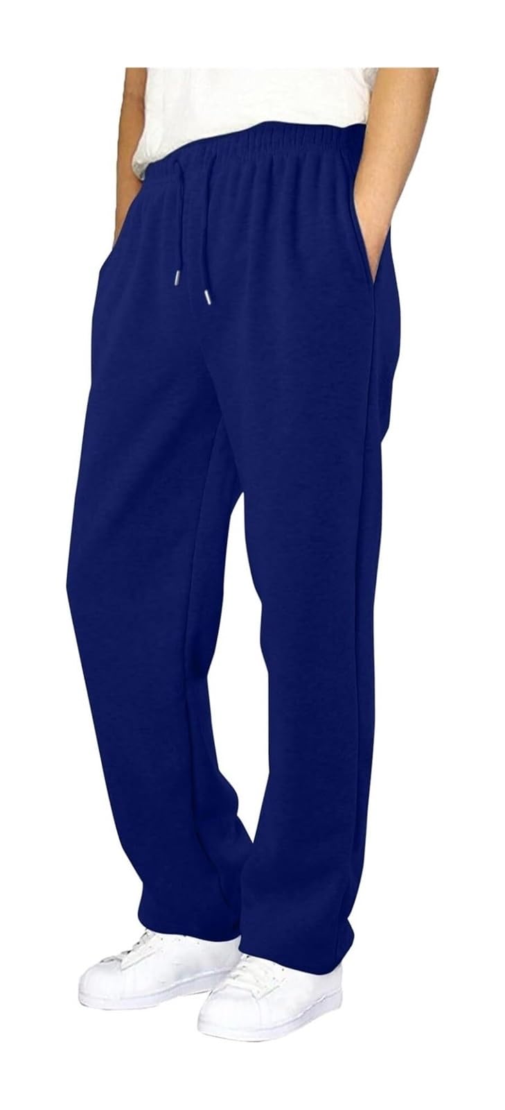 Jogginghose Herren Breite Baggy Sporthose Herren Cargo Hose a Baumwolle Freizeithose Elastische Taille Trainingshose Sport Hosen Casual Männer Jogger Laufhose