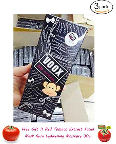 3 Packs of 3 Tubes Voox Dd Cream Whitening Body Lotion Tips for Pretty White 100% Authentic.