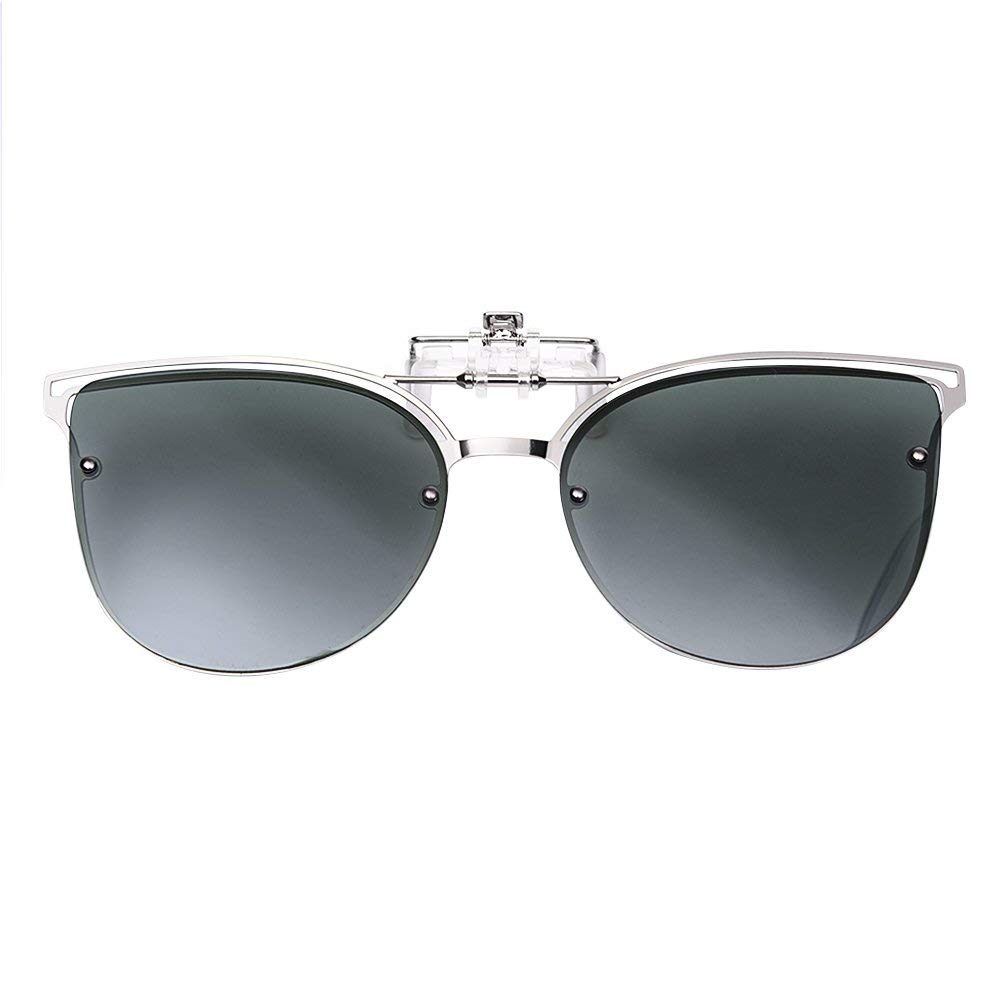 LUFF Clip On Sunglasses Polarised Fit Over Prescription Glasses for Men Women – 4g Secure Fit | HD Anti-Glare UV400 | for Driving, Fishing, Hiking, Cycling