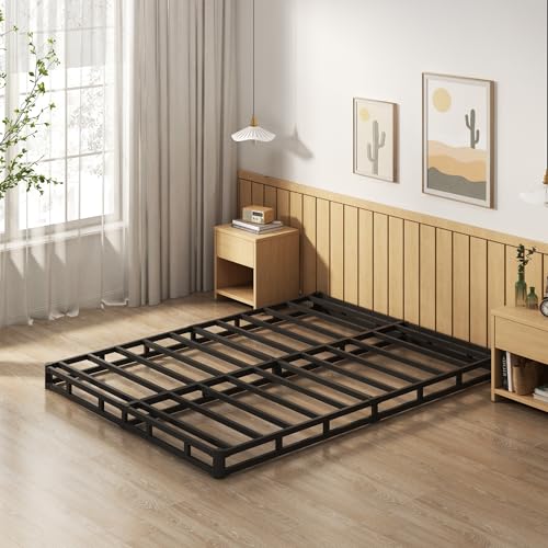 EMODA 5 Inch California King Box Spring Bed Base, 3000 lbs Heavy Duty Metal Mattress Foundation with Fabric Cover, Easy Assembly by EMODA - Image 5
