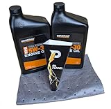 Generac 5W30 Full Synthetic Engine Oil Quart (Pack of 2) with Funnel