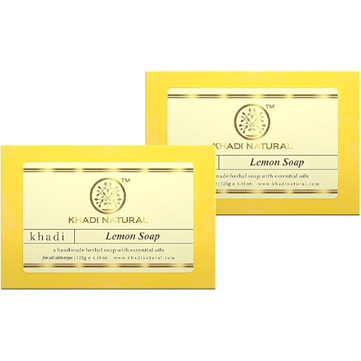 Khadi Lemon Soap - Brightening 125g