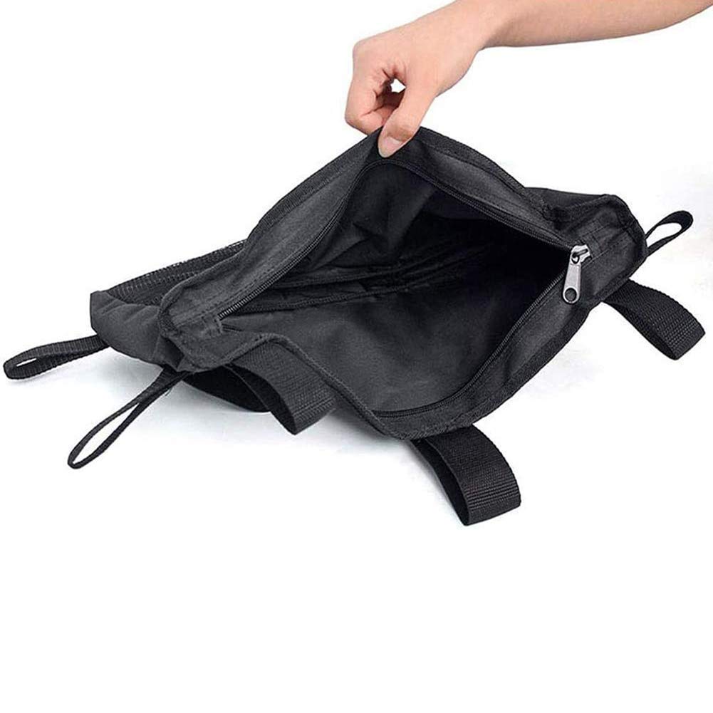 RUVANE Mochila para Silla de Ruedas, Bolsa de Accesorios para Andador, Bolsa organizadora de tamaño Universal para Cualquier Andador y Silla de Ruedas Estilo Andador (Negro) Star of Light