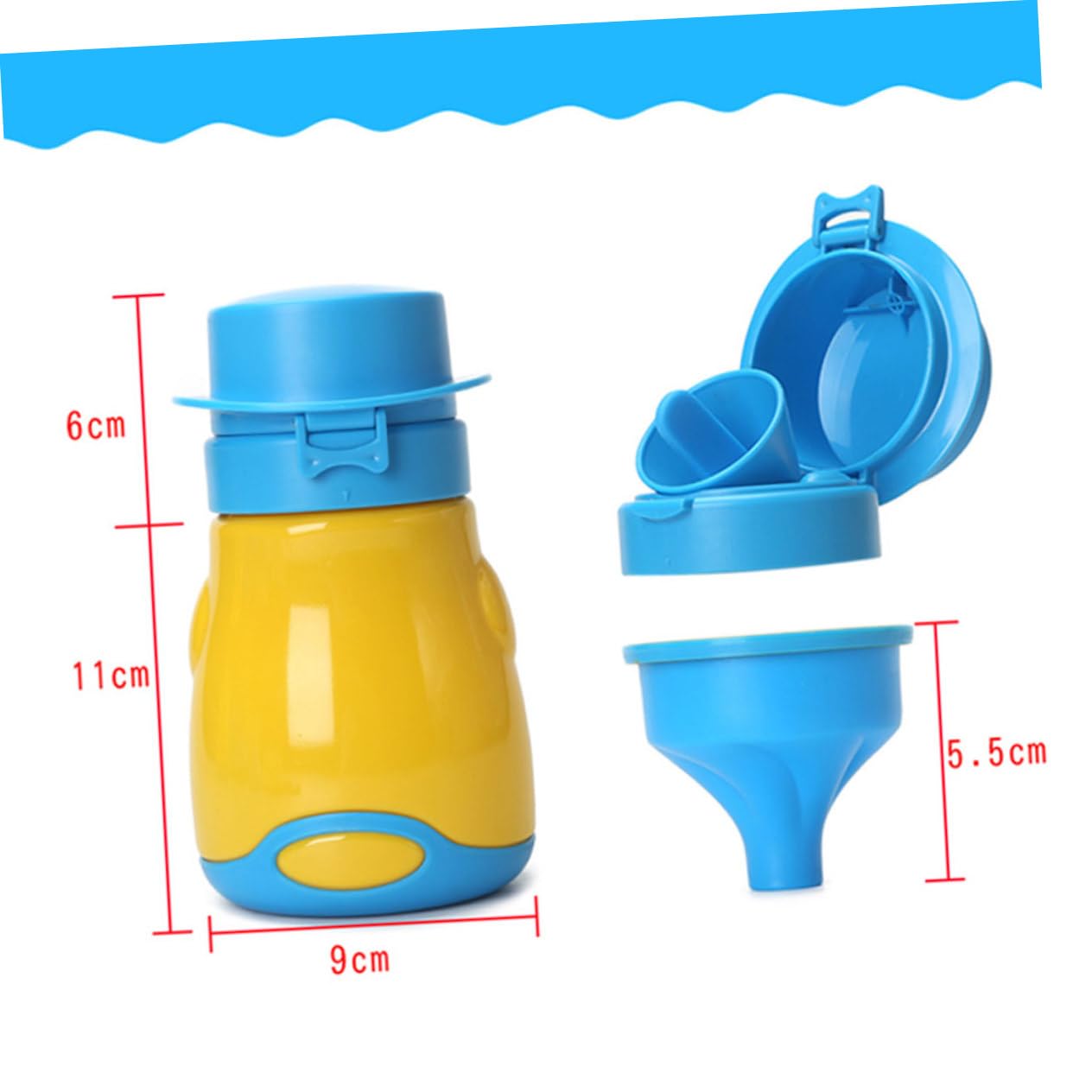 BIUDECO Portable Urinal for Boys Potty Training Emergency Outdoor Travel Kids Urinal Bottle