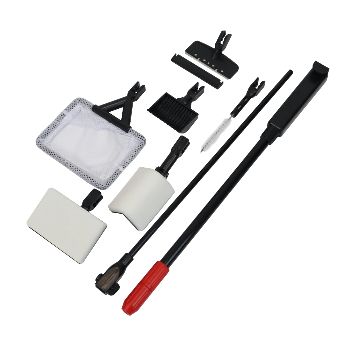 Swell 6 in 1 Premium Aquarium Multi Tool Kit | Fish Tank Algae Cleaner Pad