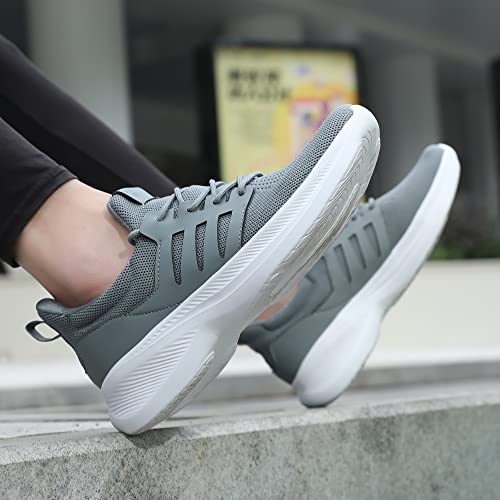 Casbeam Mens Running Shoes Comfortable Lightweight Breathable Walking Shoes Lace-up Shoes Mesh Workout Casual Sports Shoes4