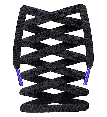 LitLaces - Premium Flat Cotton Shoe Laces Replacement for Air Jordan, Nike Dunk, Air Force...