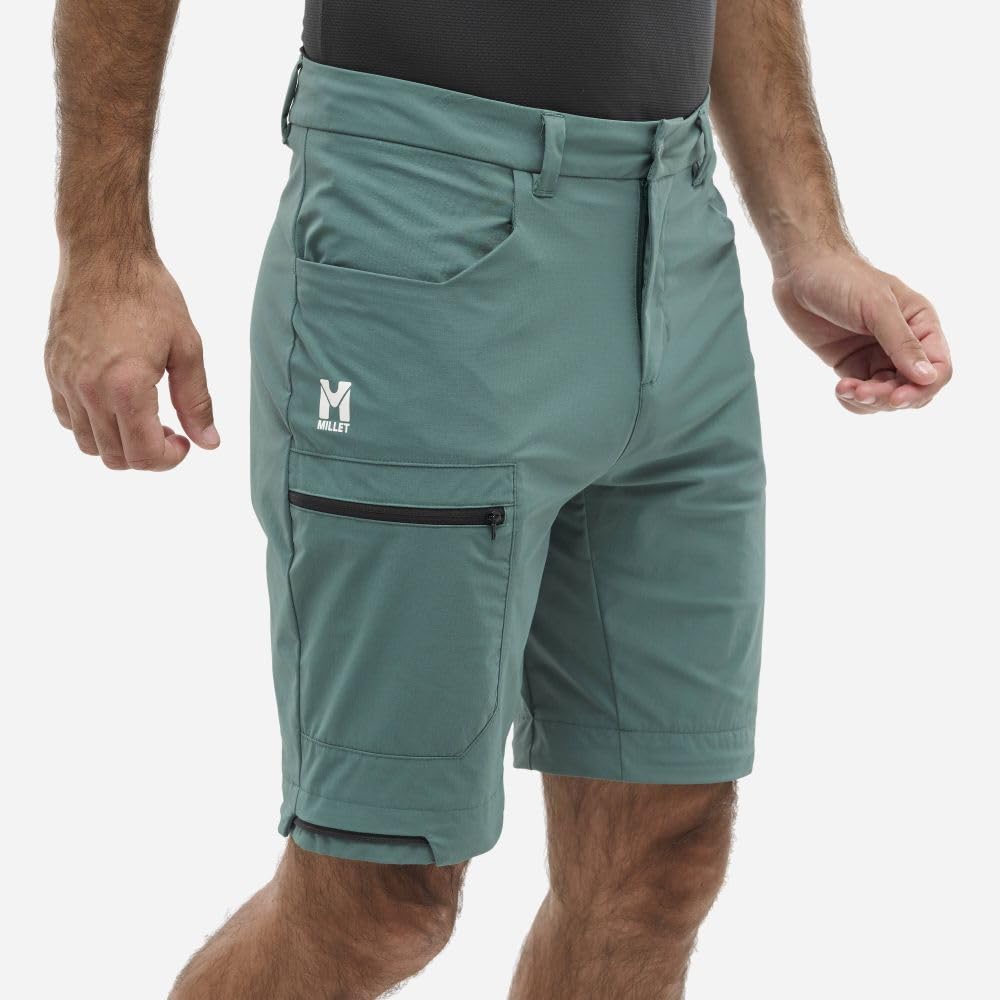 Millet Pantalon De Randonnée et Trekking 2 en 1 Strech et Convertible, Homme, UBIC Zipp Off