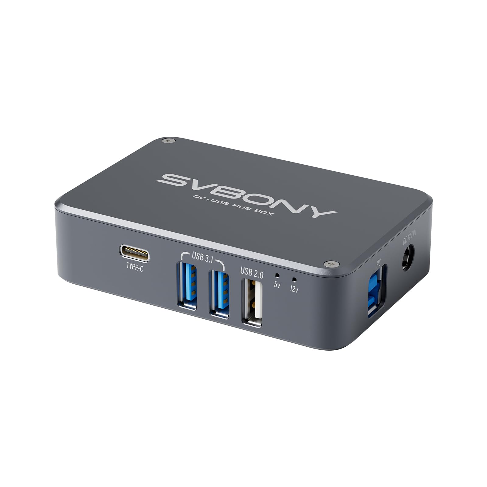 Svbony SV241 Astronomie USB Steuerhub, Astroteleskop Zubehör für Erwachsene, 6 Gleichstrom Taschenadapter, Umfassender Schutz Netzadapter für Mond, Mars oder Deep Sky Fotografie