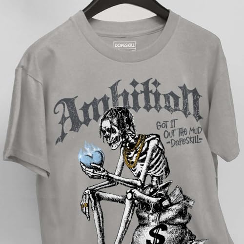 Image of DopeSkill Graphic Tee Streetwear Hip Hop Hypebeast Street Style Unisex T-Shirt Sneaker Colour Matching Shirts Horror Skeleton