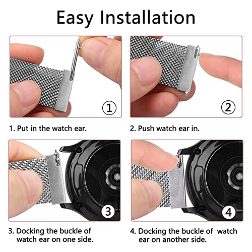 ZoRoll Cinturino 20mm Compatibile con Amazfit GTS