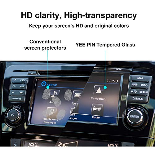 YEE PIN navigatie beschermfolie Qashqai J11 displaybescherming GPS gehard glas bescherming auto accessoires (7 inch) - Image 7