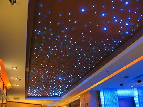 CHINLY New LED Fiber Optic Ceiling Light 200pcs 6.5ft 1.0mm 16W RGBW